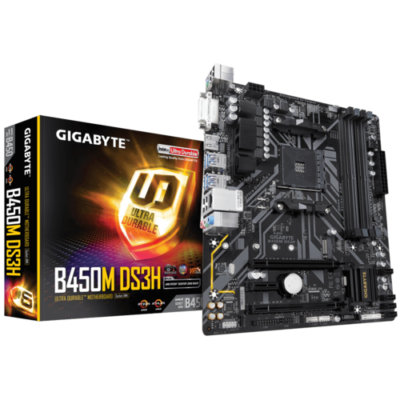 GIGABYTE AMD B450  DS3H Ultra Durable Motherboard