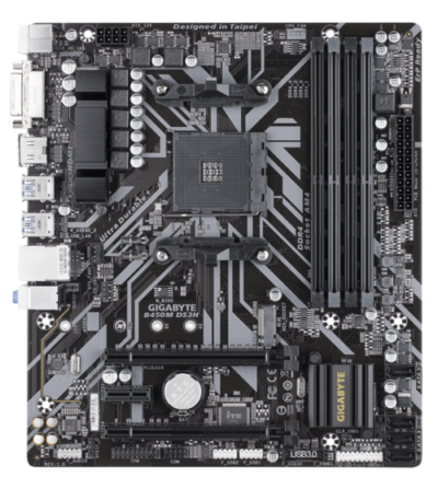 GIGABYTE AMD B450  DS3H Ultra Durable Motherboard - Image 5